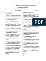 4° Práctica de Ángulo de Elevacíon y Depreción