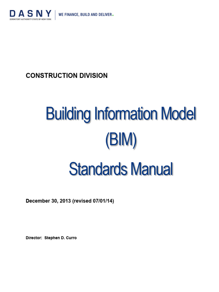 BIM Standards Manual for Construction | PDF | Building Information ...