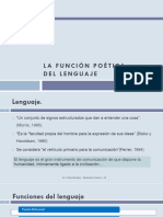 La Función Poética Del Lenguaje