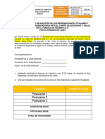 Formato N°9. Acta Del Proceso de Escrutinio