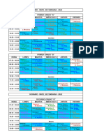 Horario 2022 Secundaria