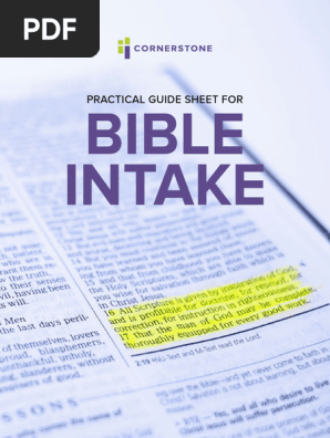 Bible Intake Guide Sheet