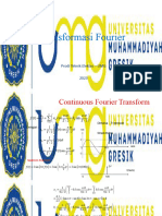 Transformasi Fourier