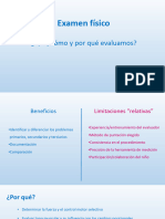 5.-Examen Físico - Qué - Cómo y Por Qué Evaluamos