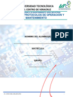 Manual de Asignatura Protocolos de Operación y Mantenimiento
