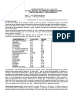 Test Glutaraldehido y Calostrimetro