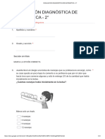 Evaluacion Diagnostica de Matematica - 2 Repaso II - Formularios de Google