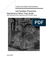 NASA Standarized Facilities Preventive Maintenance Work Task Guid