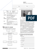 Vocabulary Extension Unit3 Without Answers