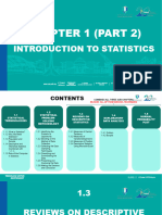 Week 2 - Chapter 1 Introduction To Statistics (Part 2)