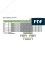 Menu Engineering Workbook