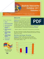 Bashde Newsletter Volume 2-October 2011