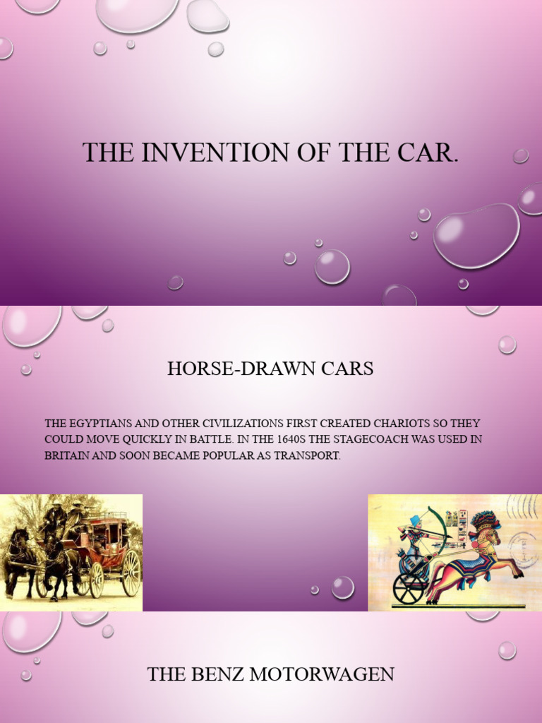 The invention of the car PDF