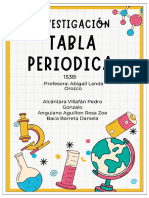 Investigacion de La Tabla Periodica