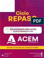 Solucionario Simulacro Repaso Acem 26-11-23