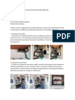 Acta de Diagnóstico de Falla Eléctrica en Sede Principal