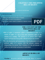 Chapter V The Philippine Bill of Rights