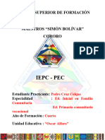 Fichas de Evaluación Pec 4to 2023