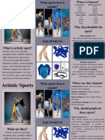 Artistic Sports - Leaflet