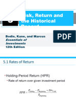 Risk, Return and The Historical Record: Essentials of Investments