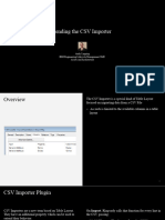 Extending The CSV Importer