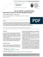 Is It Better To Bend Wires Occlusally or Apically During Placement of Arch Bars For Intermaxillary Fixation