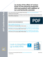 Laboratory Study of The Effect of Various