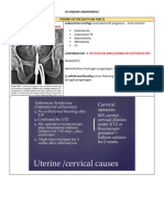 Secondary Amenorrhea