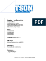 Actividad 5.1. Foro Formación de Equipos - Solución de Problemas