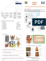 Ficha Culturas Pre Incas.