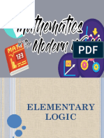 Lesson 2 Elementary Logic