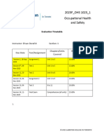 Evaluation Timetable-2023F - OHS 1023 - 1