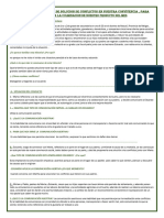 Empleamos Estrategias de Solucion de Conflictos en Nuestra Convivencia, para Contribuir A La Culminacion de Nuestro Producto Del Mes