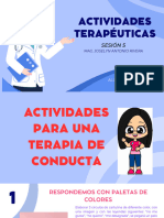 Actividades Terapéuticas