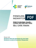 Panduan Indikator Program Gizi Dan KIA