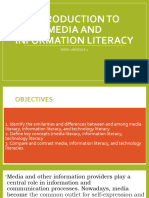 2introduction To Media and Information Literacy