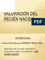 Valoración Del Recién Nacido