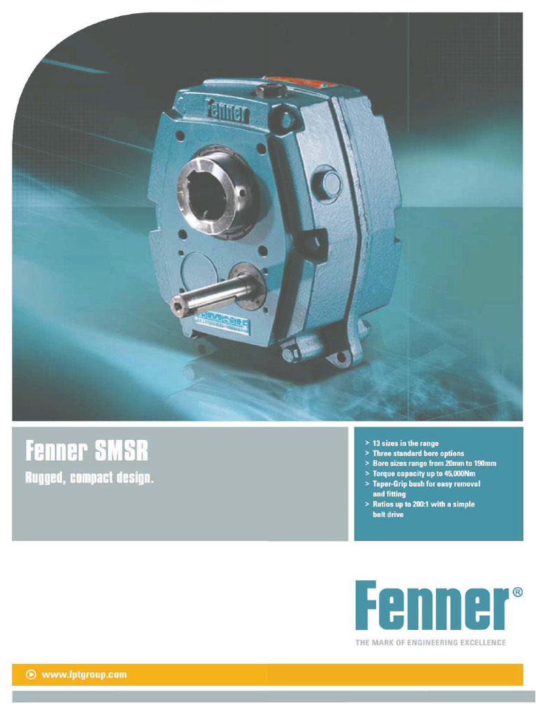 Fenner Gearboxes SMSR Cat PDF