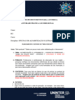 Template para Entrega Pratica Locorregional