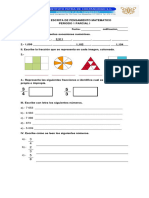 Evaluacion Escrita de Matemáticas 3 A