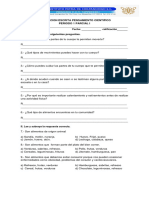 Evaluacion Escrita de Pensamiento Cientifico 3 A