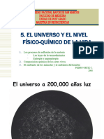 Pbg5-El Universo y El Nivel Fisicoquimico de La Vida