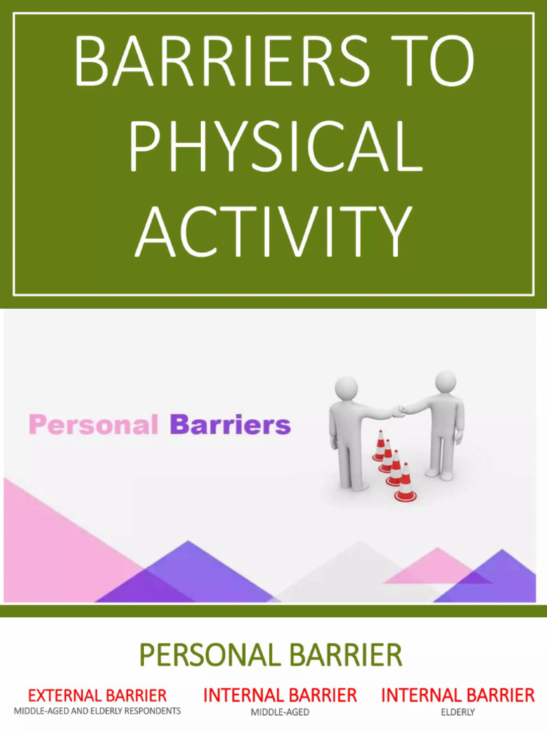 Barriers To Physical Fitness PDF