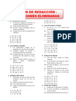 Ejercicios de Plan de Redaccion y Oraciones Eliminadas