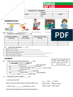 English Test 4 2018