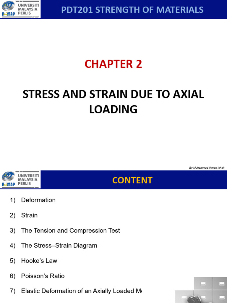 Chapter 2 - Stress and Strain Due To Axial Loading - New - 2 | PDF ...