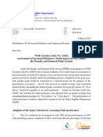 2022 - 01 - Assessment of Licensed Plumbers' Performance in 2022 Under The Penalty and Demerit Point System