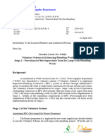 2022 - 03 - Voluntary Scheme in Enhancing Plumbing Works Control Stage 2 - Provisional of Site Supervision Team For Large-Scale Plumbing Works