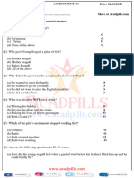English Assessment Worksheet 6