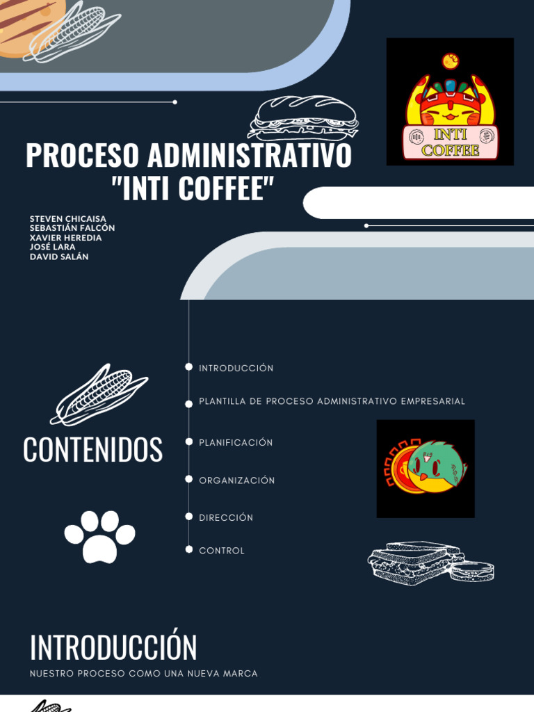 Proceso Administrativo de Inti Coffee | PDF | Marketing | Iniciativa ...